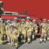 Feuerwehr auf der Theaterbühne