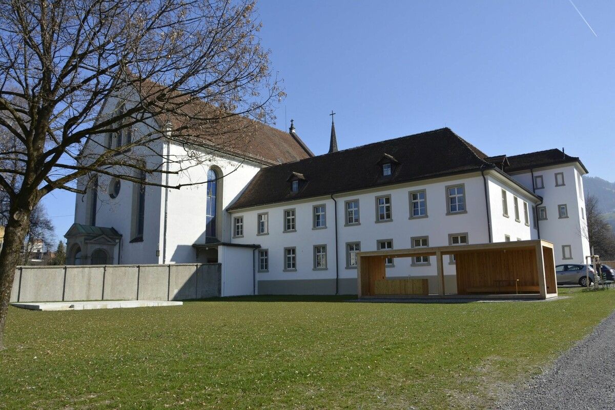 Der Klostergarten gehört zum Grüngürtel der Innenstadt.
