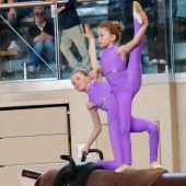 Voltigiererinnen zeigten ihr Können