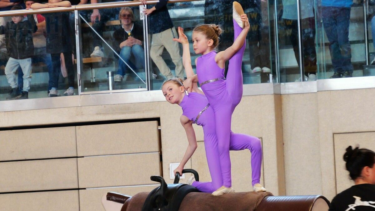 Der Lustenauer Voltigierverein VRC St. Leonhard hielt vergangenes Wochenende eine Voltigierveranstaltung im BG Lustenau ab.