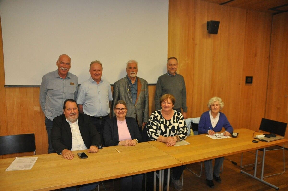 Der Vorstand des Krankenpflegevereins Ludesch. ⇒hab