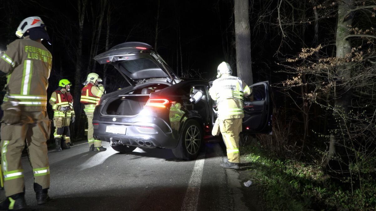 Die 25-Jährige kam in Lustenau von der Fahrbahn ab und prallte mit ihrem Fahrzeug gegen einen Baum. ⇒m. Shourot