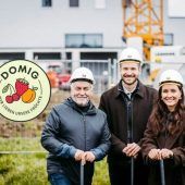 Spatenstich für neuen Standort von Domig Obst