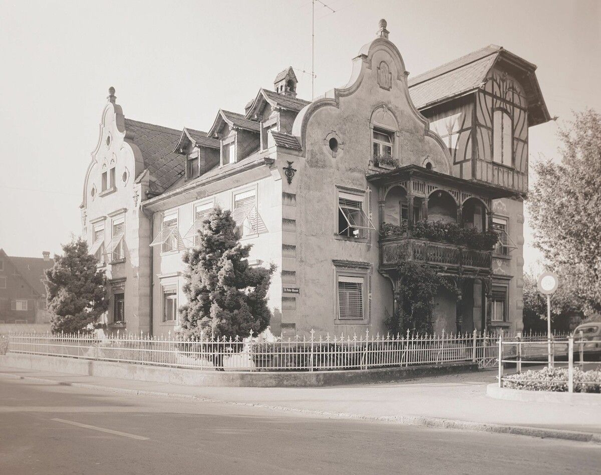 Die Häuslevilla in Rankweil. ⇒Archiv Herbert Rauch