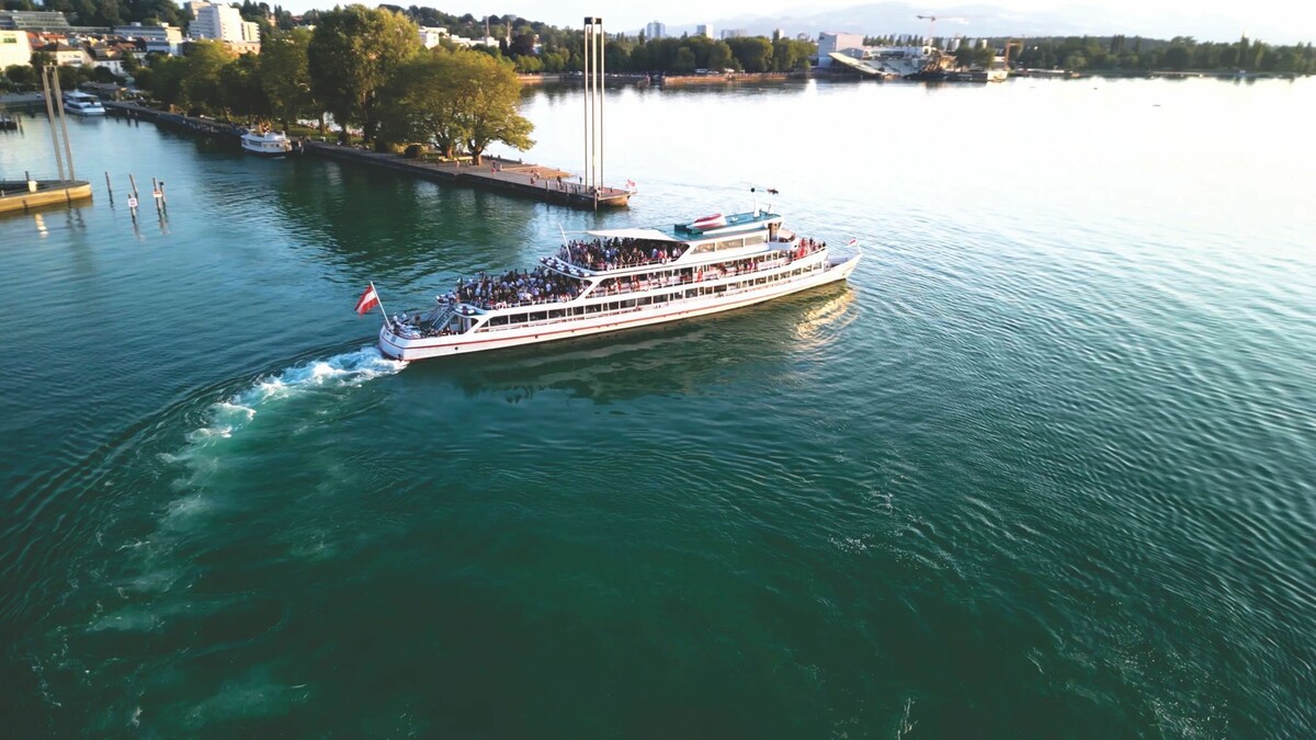 Die MS Vorarlberg verkeht wieder bis Ende Oktober auf dem Bodensee. ⇒VLB