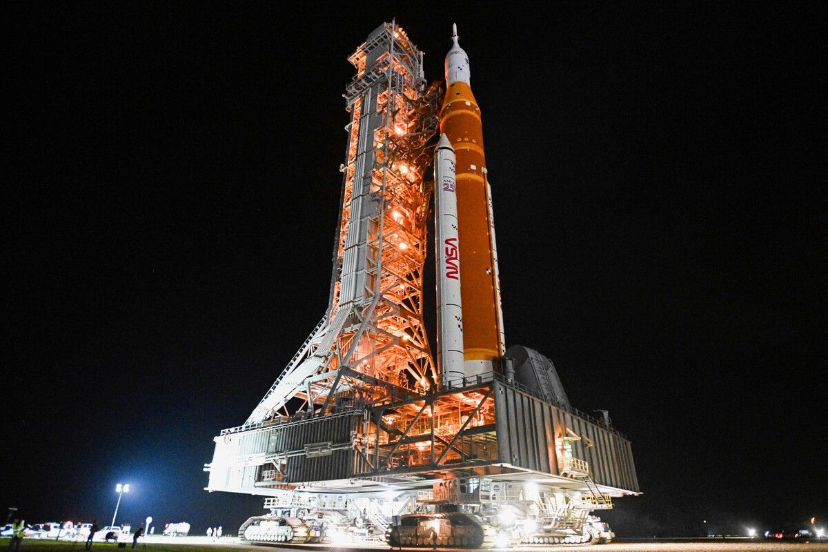 Die Nasa Artemis-2-Mission ist für Anfang April geplant und führt die Crew um den Mond und zurück zur Erde. ⇒afp