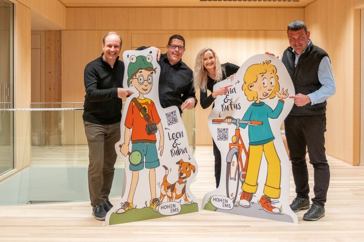 Die Stadt Hohenems präsentierte neben Lena nun auch Leon.⇒stadt