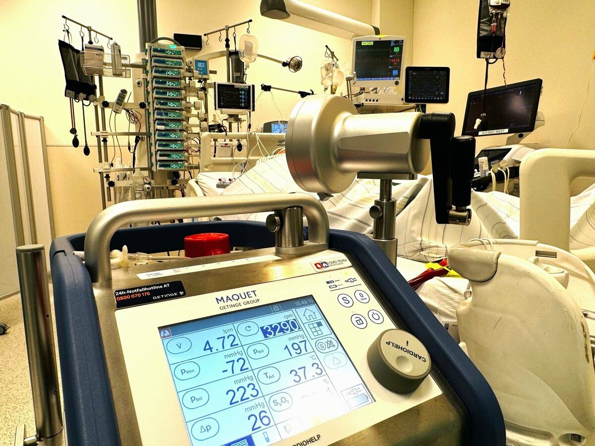 Die Verwendung der Herz-Lungen-Maschine zur Aufrechterhaltung der Organfunktionen hat sich in Vorarlberg schon längst etabliert.⇒vlkh