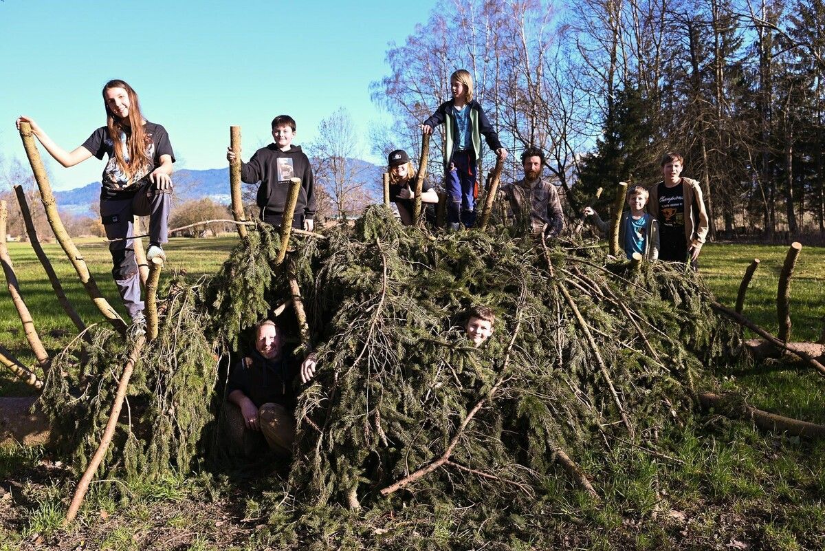 Die Waldläufer-Bande erforscht alle zwei Wochen die Lustenauer Natur mit all seinen Besonderheiten.⇒bvs (3)