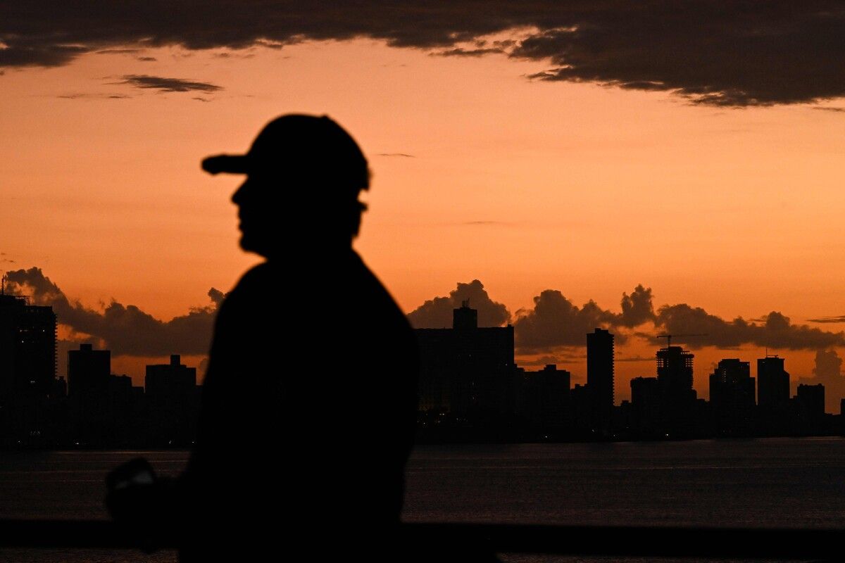 Durch einen großflächigen Stromausfall blieb es in Kuba dunkel.⇒AFP