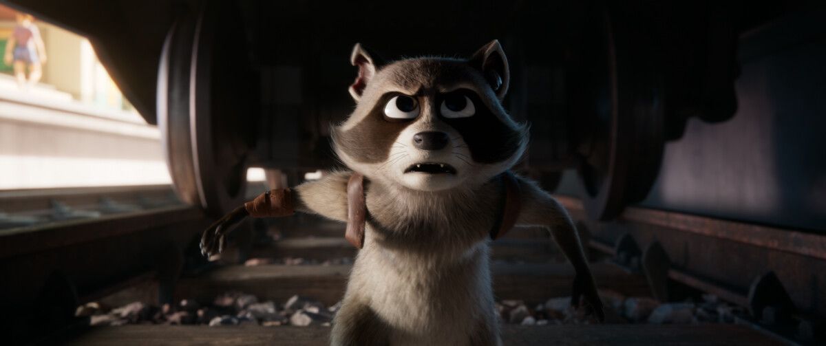 Falcon landet in einem rasenden, nicht zu stoppenden Zug.⇒Praesens Film