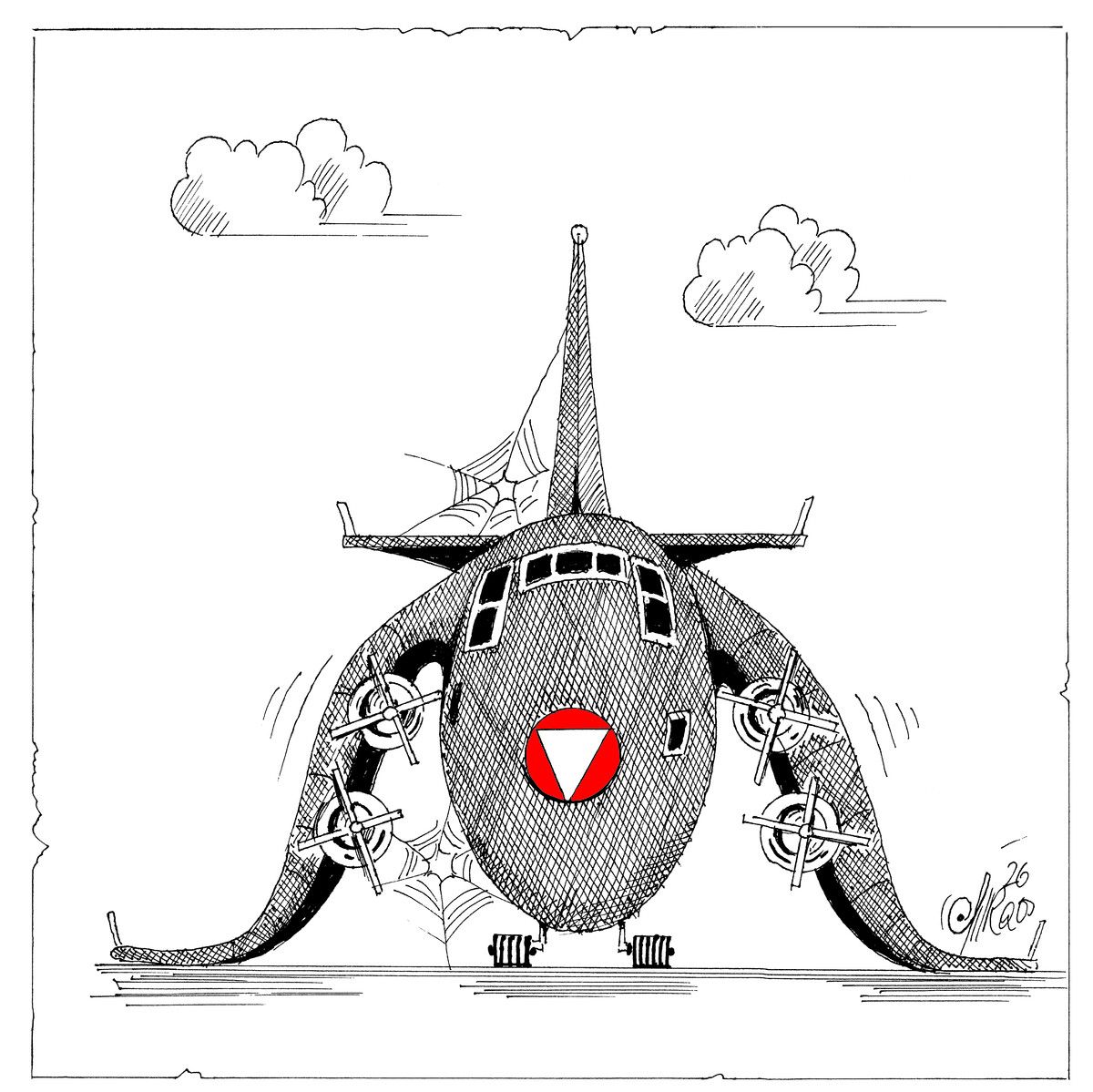 Austrian Hercules – flügellahm!