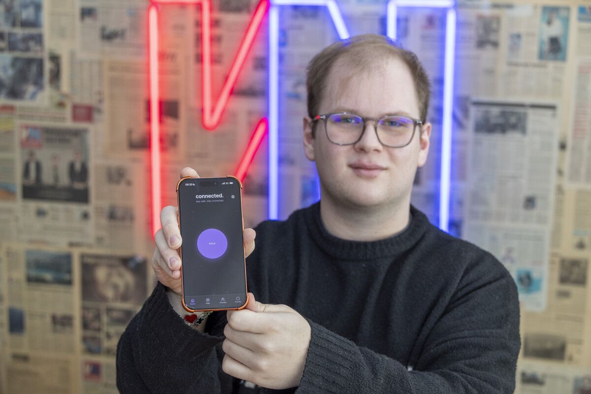 Marc Reutz’ App macht den Heimweg sicherer. »D2