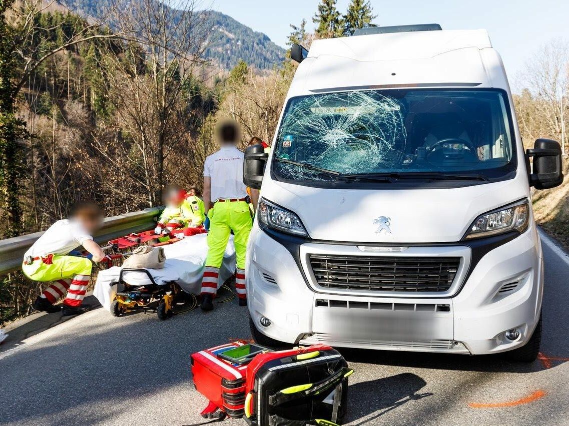 Von Wohnmobil erfasst