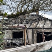 Zwei Verletzte bei Brand eines Einfamilienhauses in Höchst. »A8