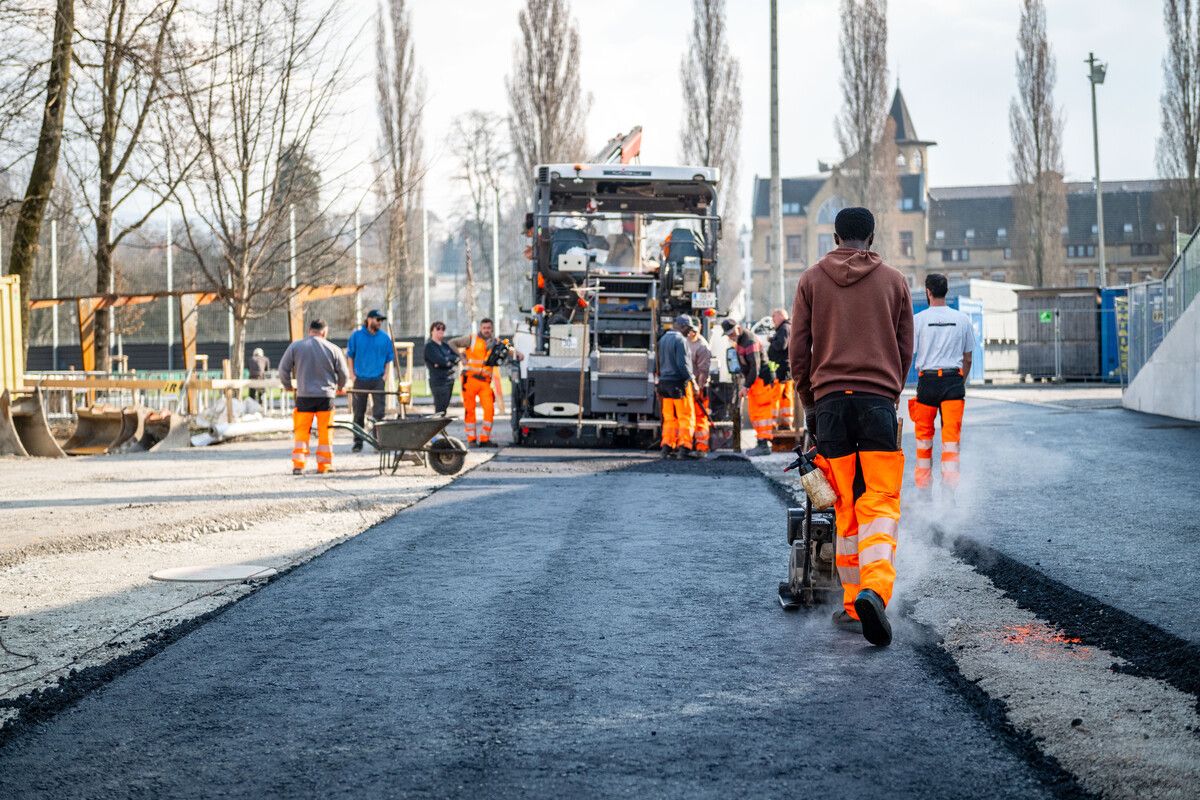 Der Countdown läuft: Strandbadbaustelle in Bregenz geht ins Finale. »A5
