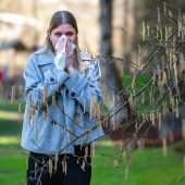Wenn Pollen fliegen, läuft die Nase