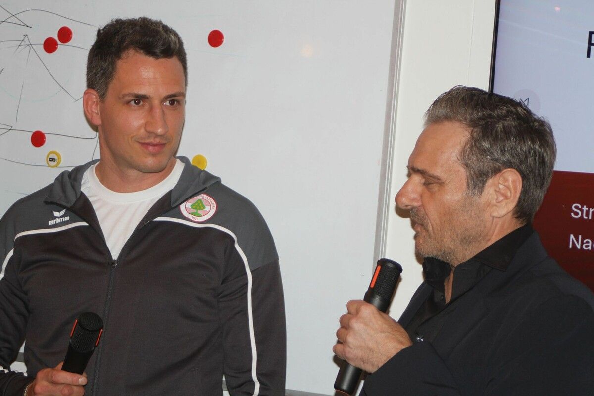Georg Margreitter (l.) ist Co-Trainer beim FC Dornbirn.⇒vn/tk (2)
