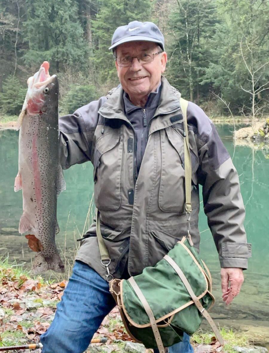 Herbert Mock mit großem Fang voll dabei.