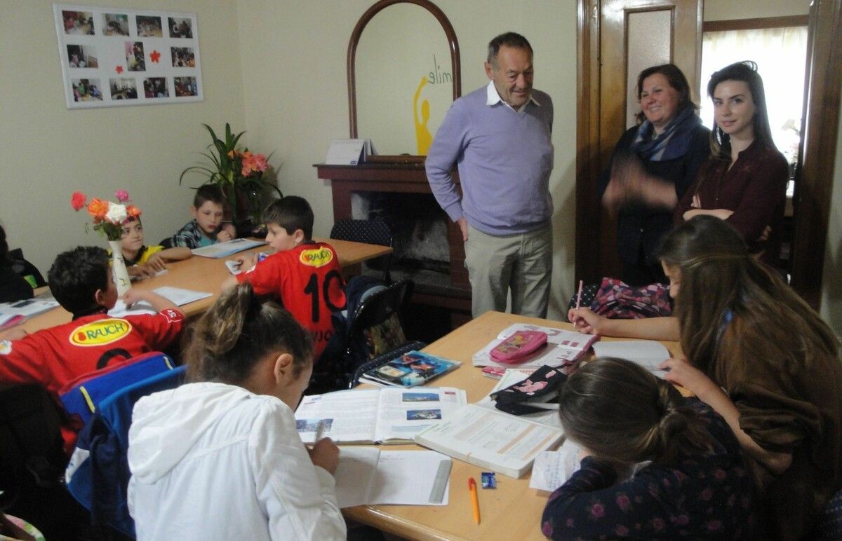 Im von Paul und seiner Frau Ursula mit aufgebauten ASTA-Jugendzentrum in Shkodra finden Kinder und Jugendliche Unterschlupf und schulische Unterstützung.