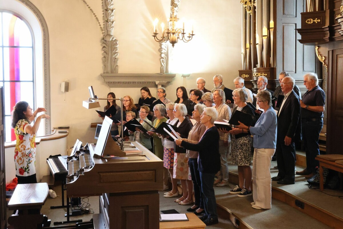 Kantorei Rankweil unter Eva Hagen feiert Ostern. ⇒VN/TK