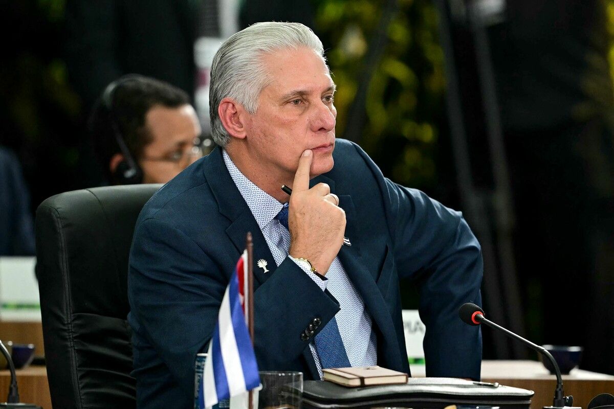 Kubas Staatschef Miguel Diaz-Canel.⇒AFP