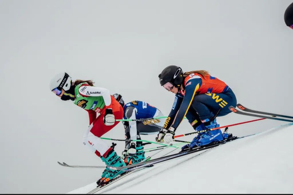 Leonie Lussnig (l.) freut sich auf das Heimrennen im Montafon und ihr Weltcupdebüt.⇒Ski Austria