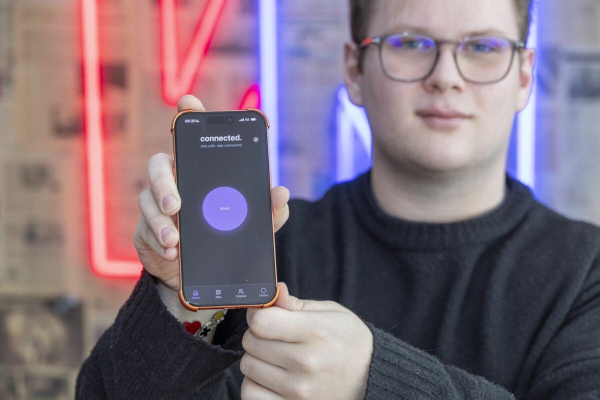 Marc Reutz hat eine App entwickelt, die im Notfall helfen soll.
