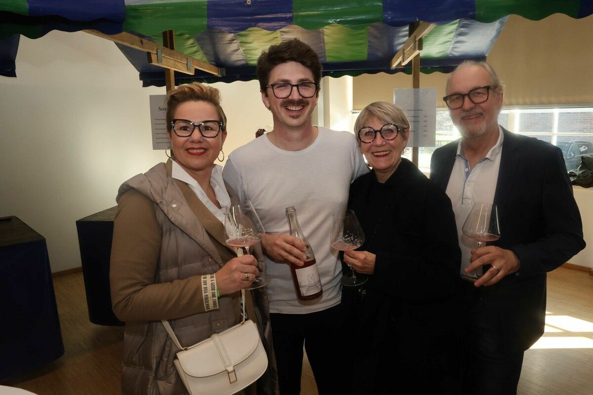 Melanie Allgäuer („Stil.Leben“), Mathias Rauscher („rauSchnitt Weine“), Elfi Altendorfer („Stil.Leben“) und Martin Allgäuer.