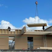 Sportgebäude in Rohrbach wird wieder aufgebaut