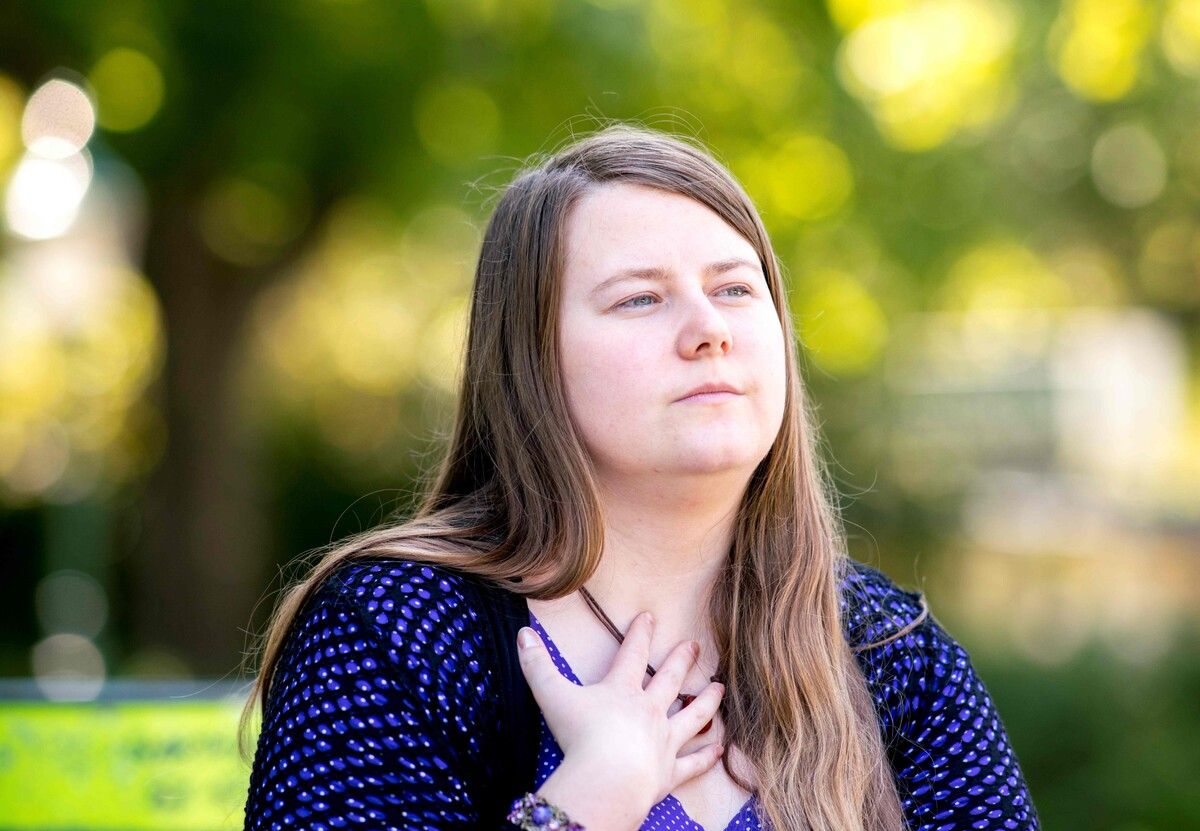 Natascha Kampusch bei einem öffentlichen Auftritt zehn Jahre nach ihrer Flucht aus der Gefangenschaft. ⇒afp