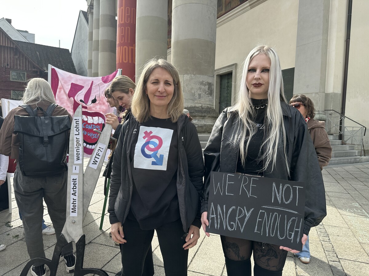 Nico und Kaya demonstrierten mit. Ihre Forderungen sind klar.⇒VOL.at/Mayer