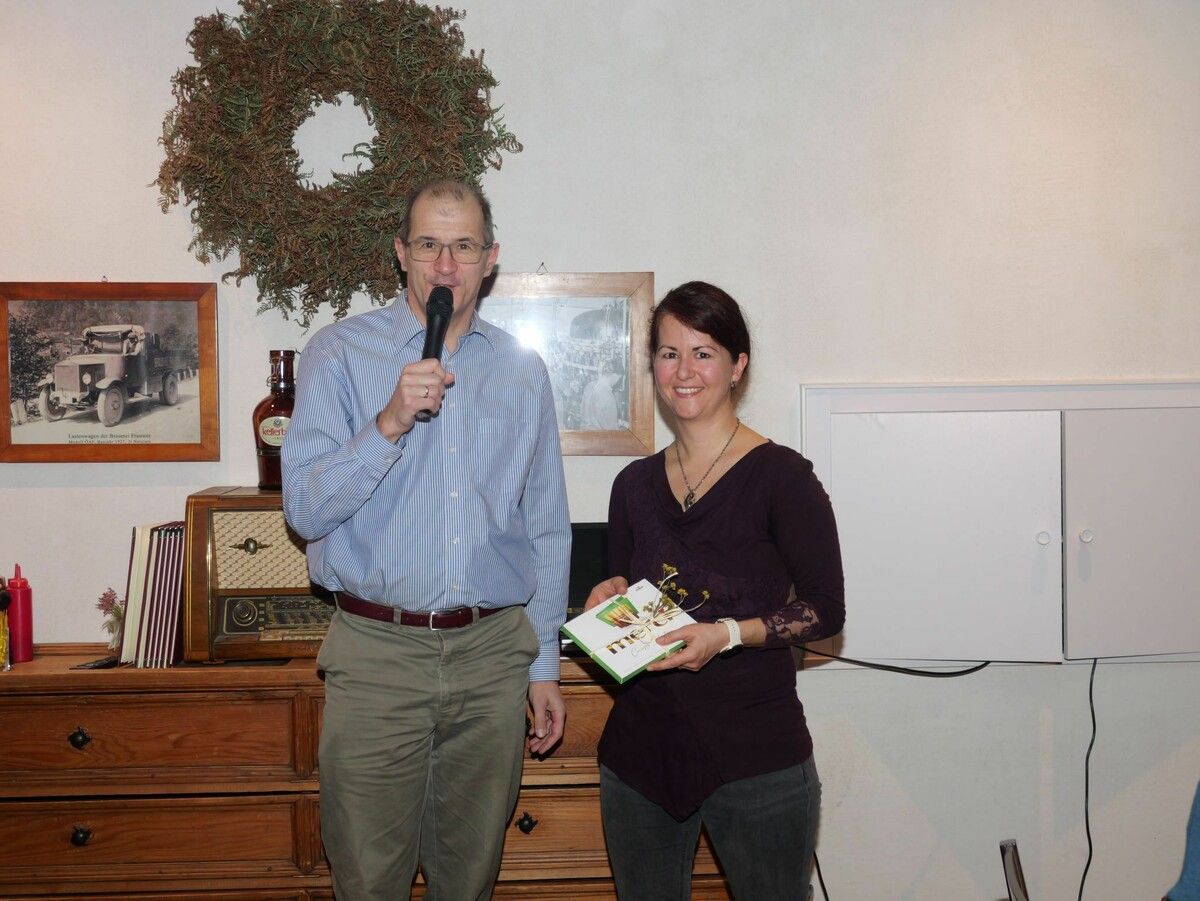 OGV Obmann Jürgen Hoellger und Referentin Claudia Tiefenthaler.