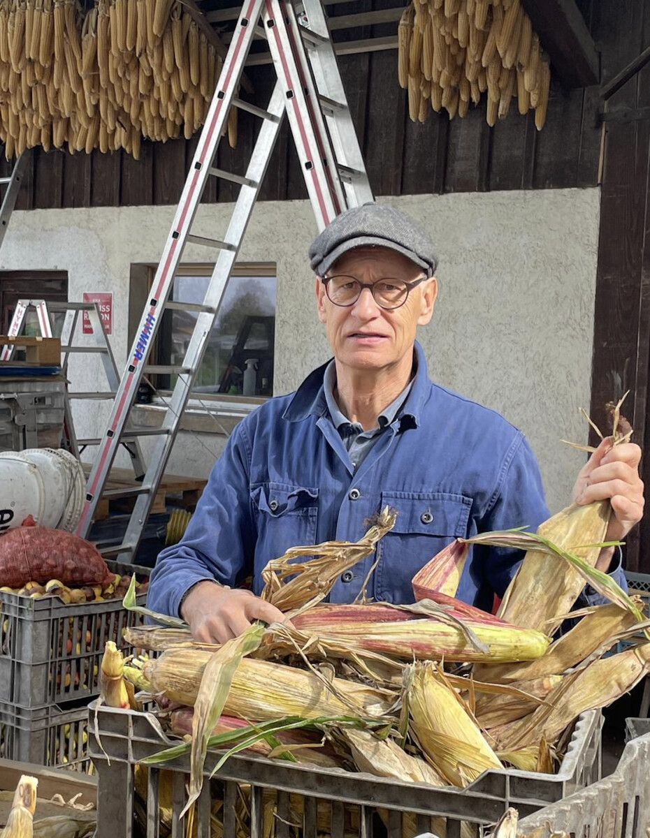 Richard Dietrich betreibt den Hofladen „Dietrich Kostbarkeiten“ in Lauterach.