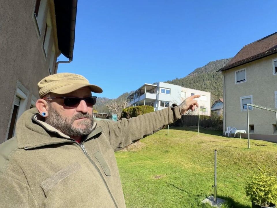 Rocco Miggiano, Zeuge des Brandes in Bludenz, schildert die Schreckminuten. ⇒VOL/Strobel