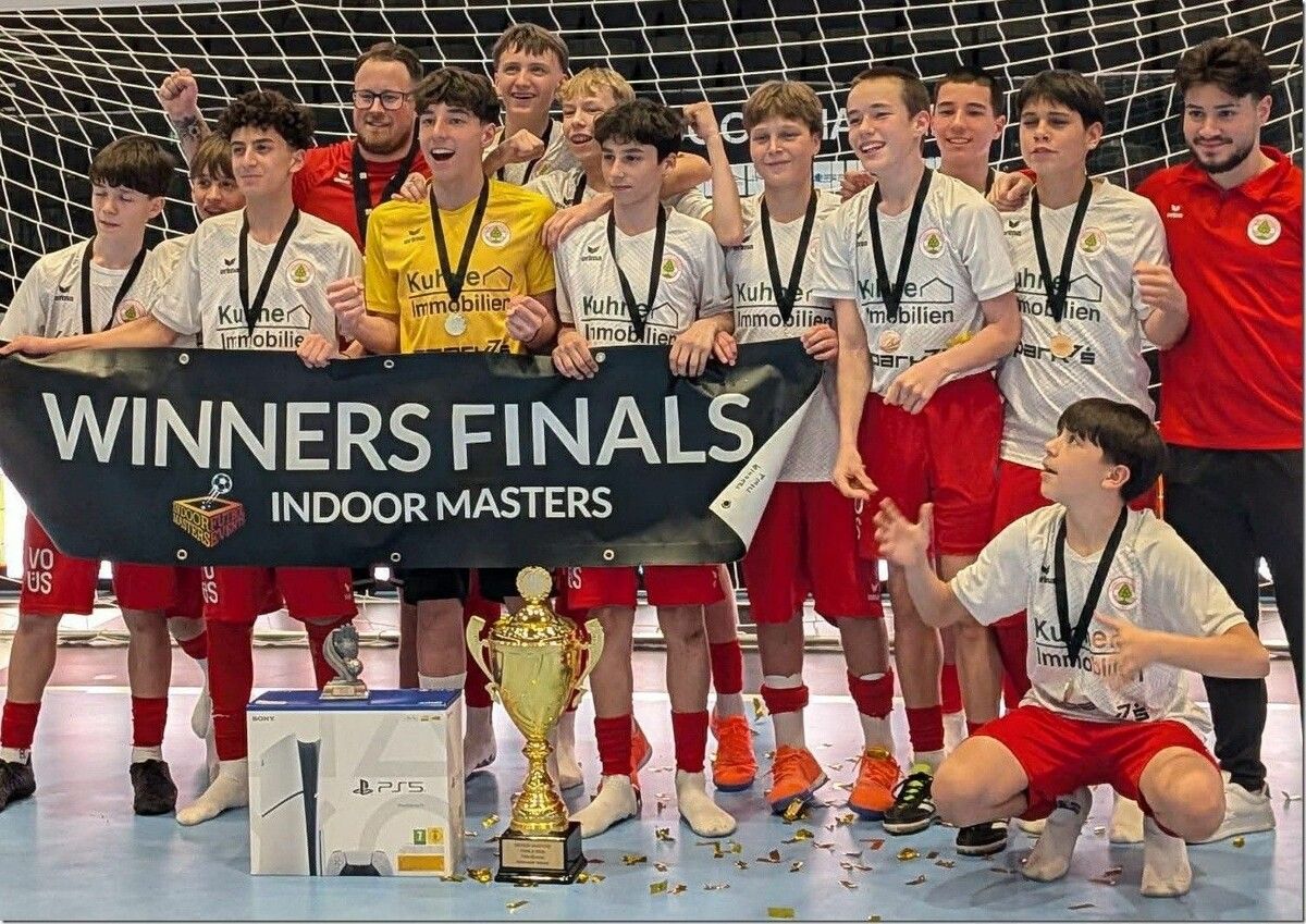 Turniersieg für die U-14-Elf des FC Dornbirn ohne Niederlage in Luzern.⇒vn/tk