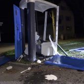 Explosion bei Baustellen-WC  in Lauterach