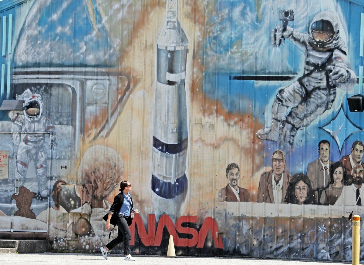 Vorbereitungen für die bemannte Mondmission „Artemis 2“ laufen auf Hochtouren.⇒AFP