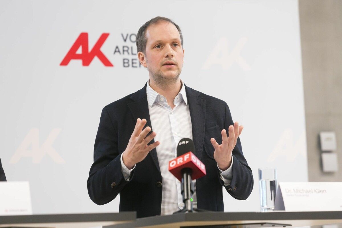 Wifo-Experte Michael Klien präsentierte die Studie.⇒AK/Mathis