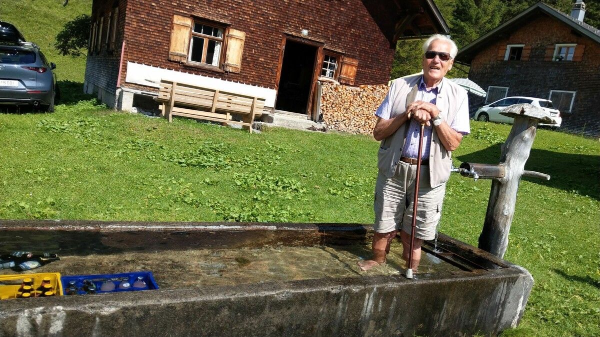 Wilfried Lutz verbrachte seine Freizeit am liebsten im Nenzinger Himmel.