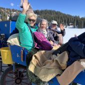 Zweite Kutschenfahrt in Arosa