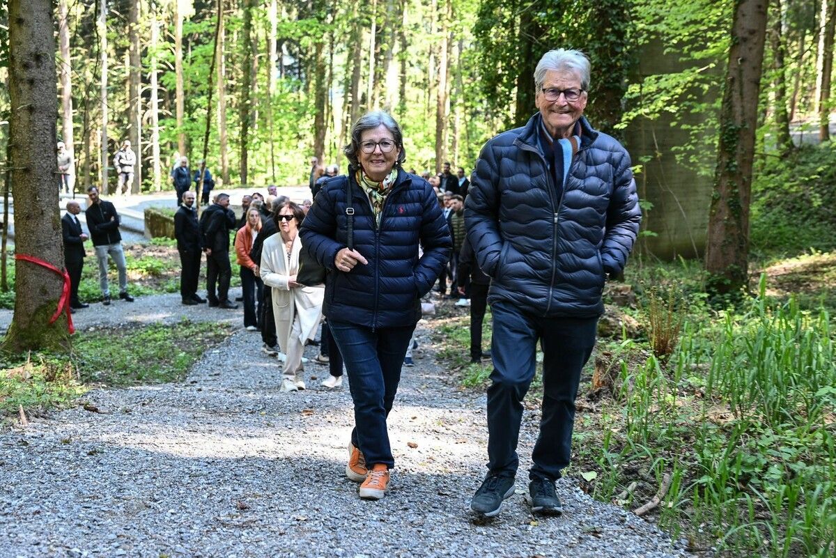 Am Donnerstag wurde der langersehnte Wald des Friedens am Gebhardsberg eröffnet. ⇒BVS