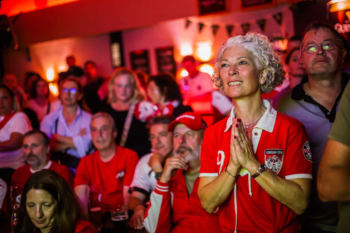 Bei der EURO 2024 fieberten die Fans in Dornbirn im Tivoli mit dem ÖFB-Team mit.
