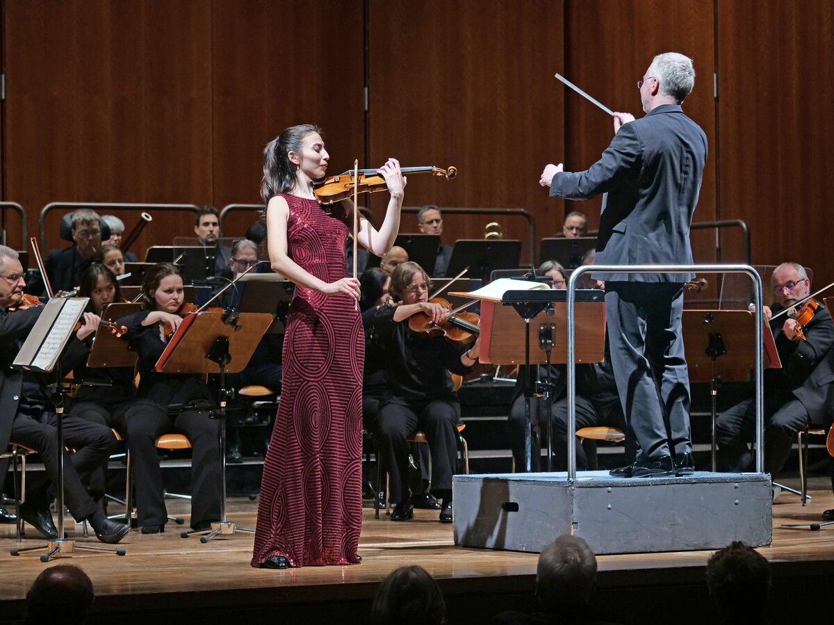 Das Konzert der Vorarlberger Geigerin Elisso Gogibedaschwili war der Höhepunkt des Abends. ⇒Helmut Voith