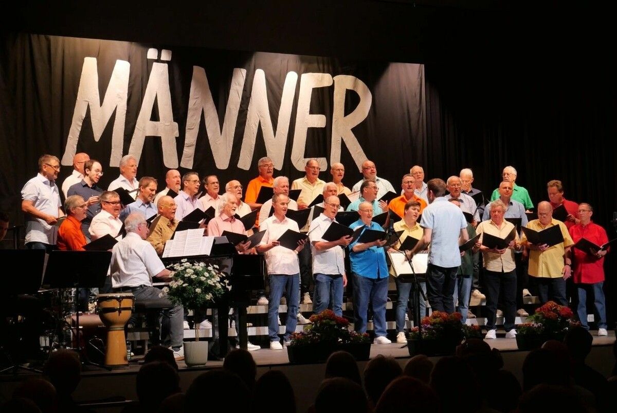 Der Männerchor Rankweil überzeugte auf allen Linien. ⇒vn/tk