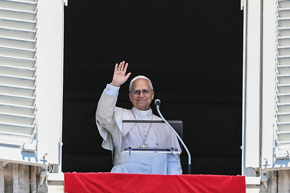 Der Papst begrüßte die auf dem Petersplatz versammelten Pilger.⇒AFP