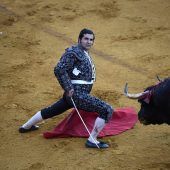 Stier spießt Torero auf