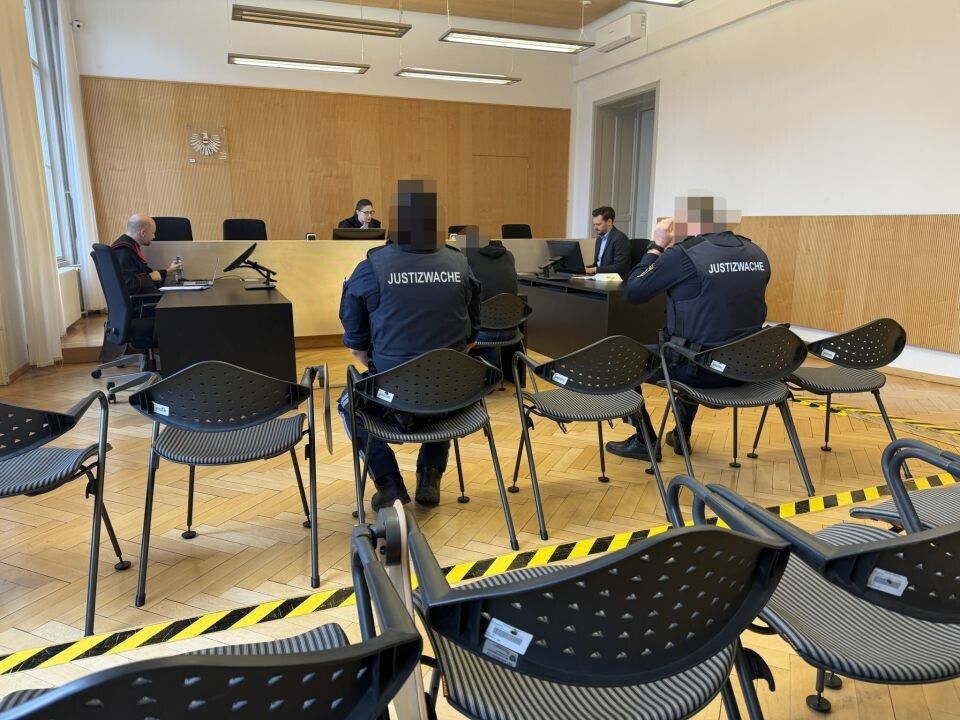 Der Wiederholungstäter vor Gericht. ⇒VOL.AT/Weber