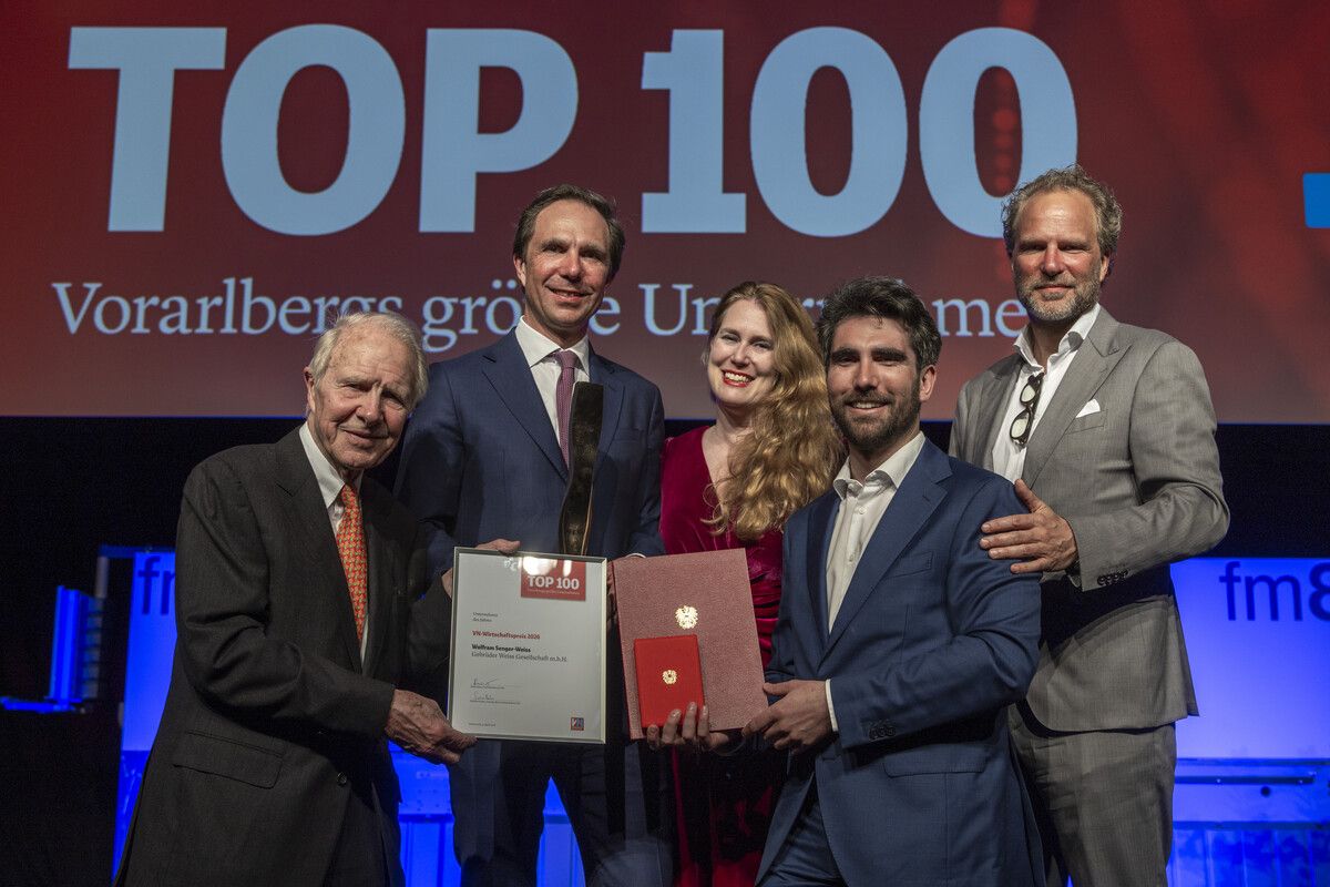 Der Wirtschaftspreisträger 2026 heißt Wolfram Senger-Weiss, Vorstandsvorsitzender von Gebrüder-Weiss.⇒