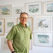 Unter freiem Himmel gesehen